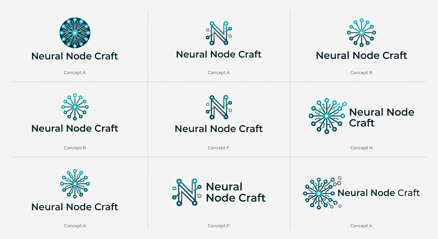 Neural Node Craft ロゴバリエーション